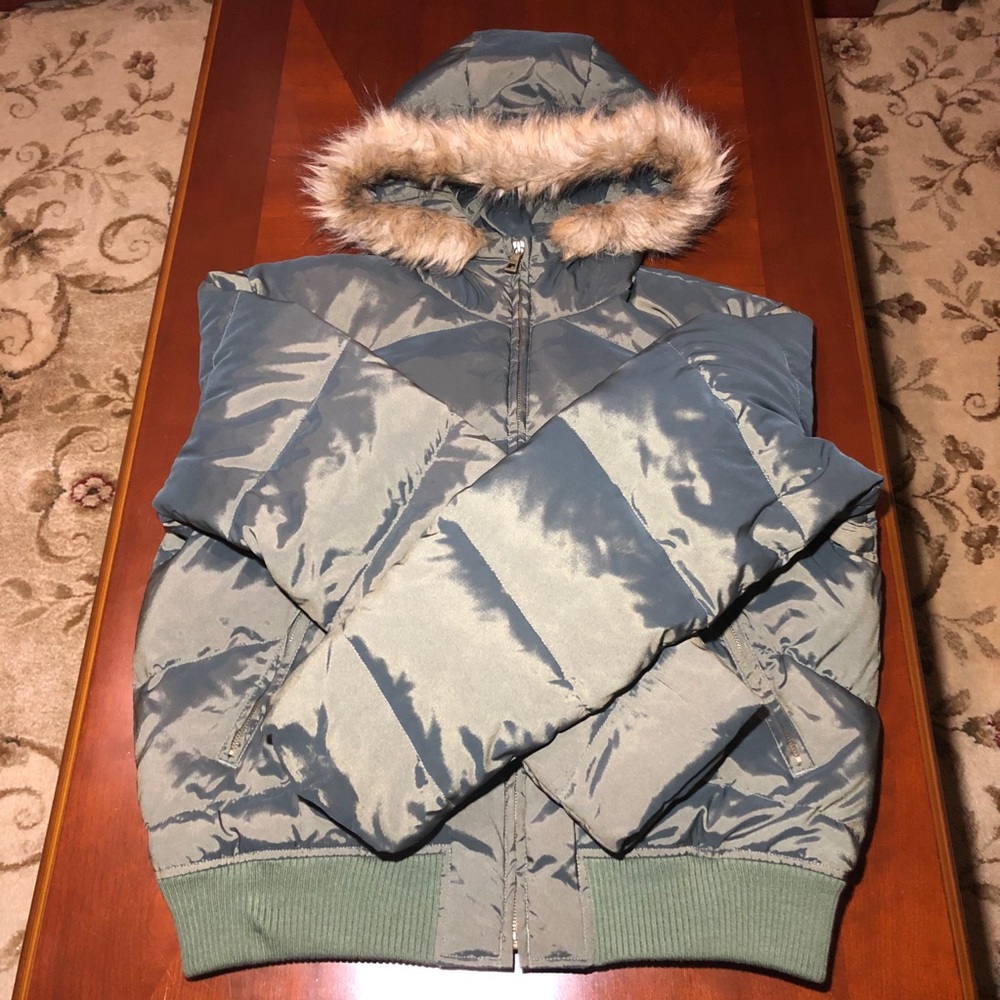 New York & Company Faux Fur Jacket Size Women’s XL